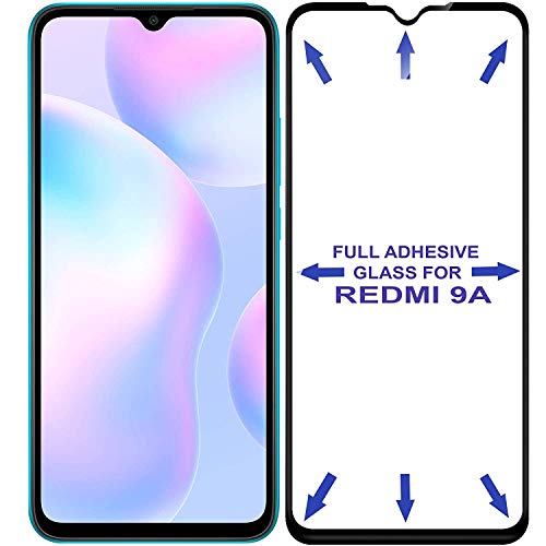 Image of DD SON Premium HD+ Tempered Glass Screen Protector Guard Compatible For Redmi 9 /9A /9i /Poco M2 /M3 /Redmi 9 prime| Edge to Edge Coverage With Easy installation kit for Smartphone