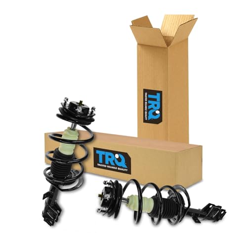 Image of TRQ Front Strut and Spring Assembly Set 2 Piece | For 2007-2012 Dodge Caliber 07-10 Jeep Compass 07-10 Patriot