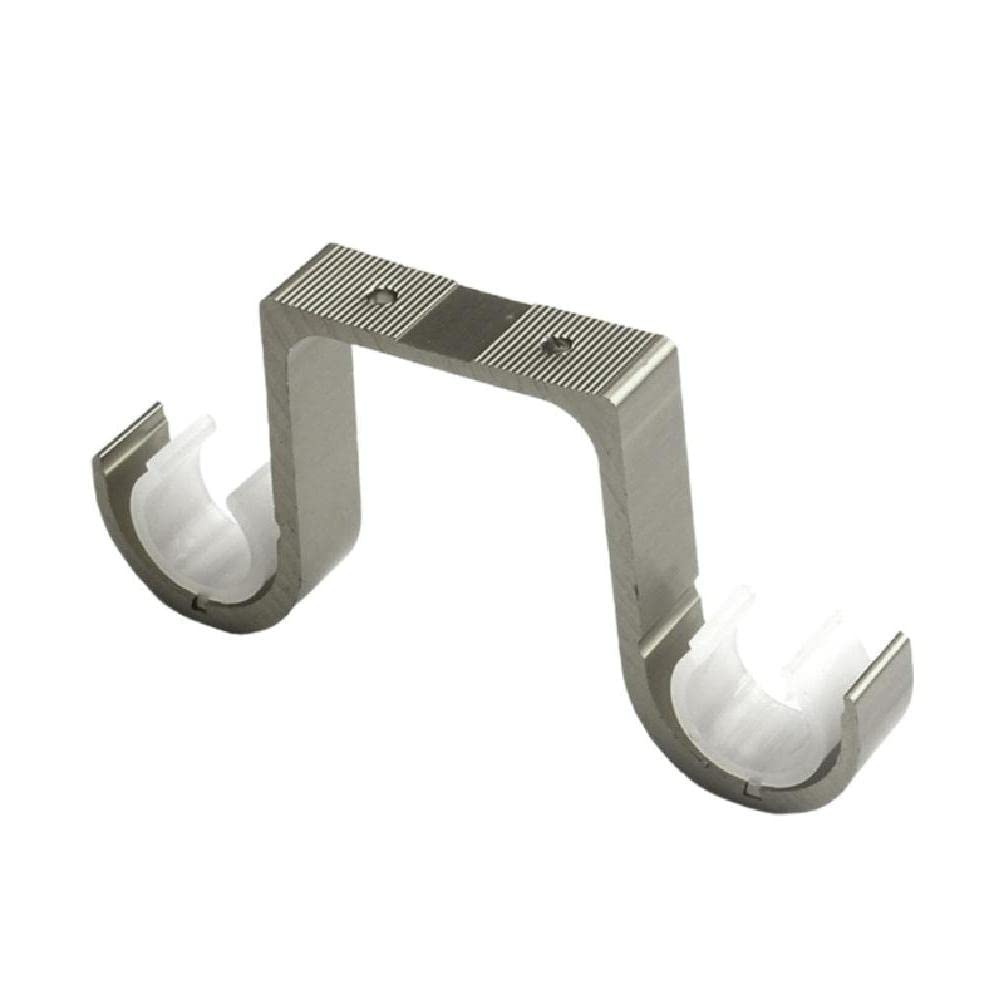 HOJLKLD Lot De 2 Supports De Tringle à Rideaux Résistants Pour Tringle à Rideaux De 2,5 Cm (noir, Lot De 2