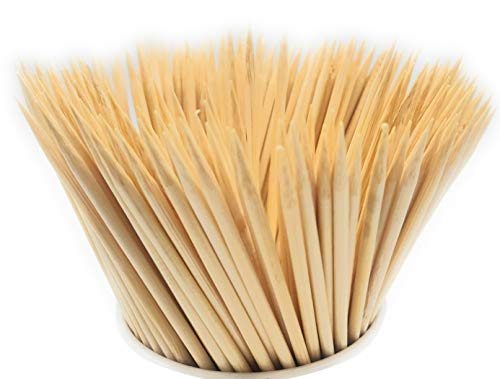 Rayson 6" 200 pcs Premium Natural Bamboo Skewers for BBQ, Shish Kabob, Grill