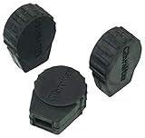Accesorios para pie de plato Gibraltar SC-PC09 - Accesorios para pie de plato, 3 piezas y pata de goma grande redondo