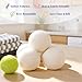 Wool Dryer Balls 6-Pack XL - Natural Reusable Laundry Fabric Softener, Reduces Wrinkles & Drying Time, Hypoallergenic, Leaves Fabrics Naturally Soft and Fluffy