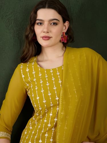Image of SheWill Kurta Set for Women - Maroon Velvet Zari Sequence Cording Embroidered Kurta with Pant and Cutwork Organza Dupatta