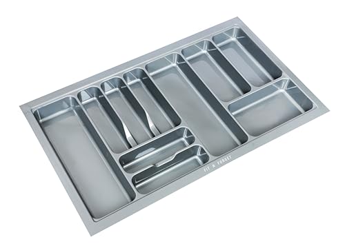 Image of Premium pvc cutlery tray,modular kitchen and basket storage cutlery organizer,heavy cutlery tray for kitchen basket(32.5X19 Inch)