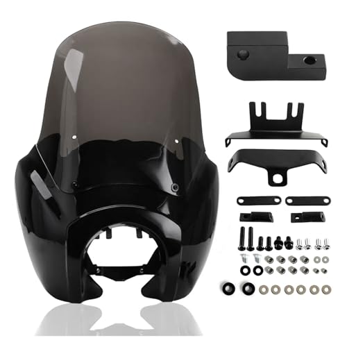 Carénage tête de fourche style club pour moto Dyna et Street Bob