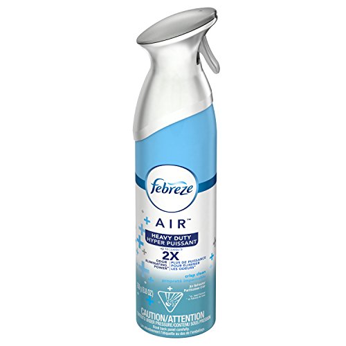 Febreze Air Mist Air Freshener Spray, Odor-Fighting Room Spray, Air Fresheners for Home and Bathroom and Kitchen, Aerosol Can, Heavy Duty Crisp Clean Scent, 8.8oz, 1 Count - image 7