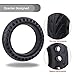 TOMALL Honeycomb Rubber Damping Solid Tire 8.5 Inch Front/Rear Tire Wheel Replacement for Xiaomi M365 Electric Scooter 2PCS
