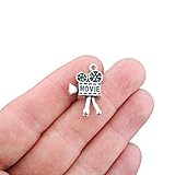 4 Movie Camera Charms Antique Silver Tone 3D- SC1090