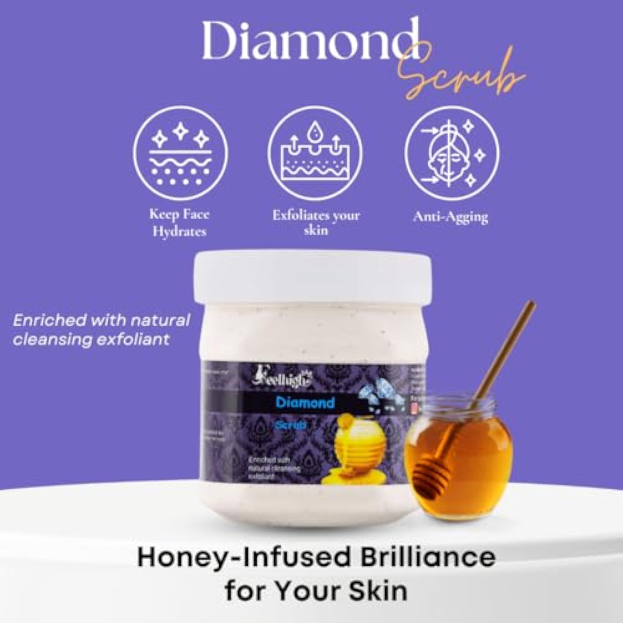 Combo Neem Face Scrub and Diamond Face Scrub Kit