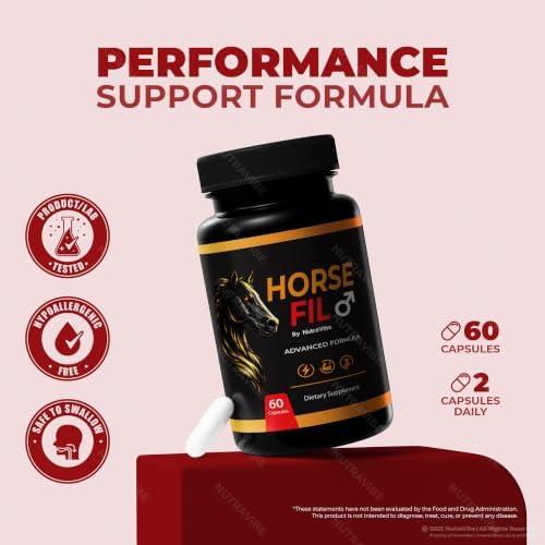 NutraVibe HorseFil Capsules, 60 Count - 2