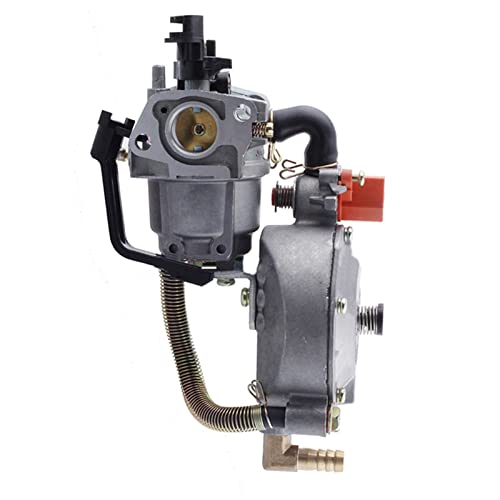 DWFWVR Carburador Carburador para GX160 2KW 168F Bomba Agua Generador Combustible Dual Gasolina Coche Motocicleta Quitanieves Motosierra Carburador