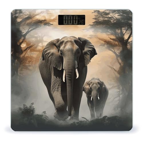 Báscula Digital para Baño de Vidrio Templado 26x26 cm miniatura 1