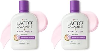 Lacto Calamine Face Lotion | 120ml | Daily Moisturizer For Face - Oily Skin | Kaolin Clay, Glycerine & Zinc Oxide | Abosrbs Excess Oil | Fights Pimples, Darkspots & Blackheads | Body Lotion