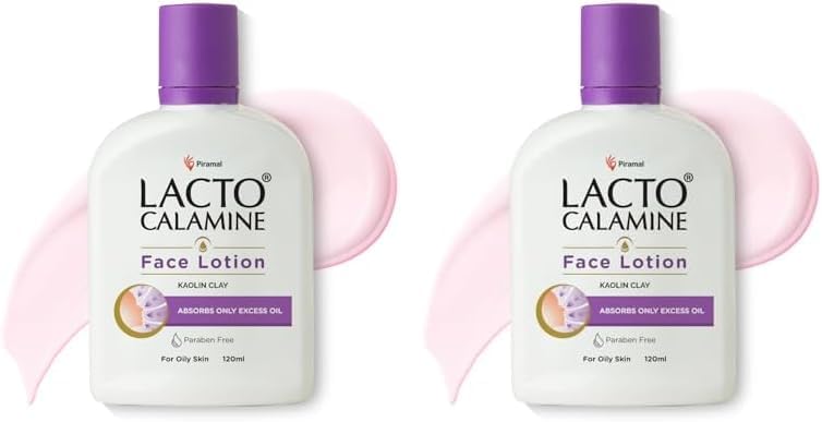Face Lotion | 120ml | Daily Moisturizer For Face - Oily Skin | Kaolin Clay, Glycerine & Zinc Oxide | Abosrbs Excess Oil | Fights Pimples, Darkspots & Blackheads | Body Lotion