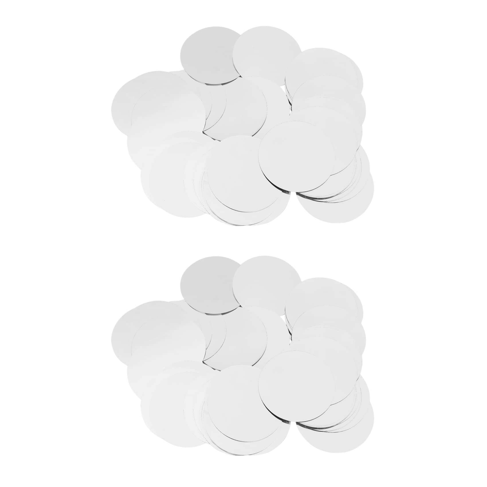 Hndhbfgrt 200Pcs Wine Pourer Spout Pourer Disk Drip Pouring Bar Party Wedding Tool Silver