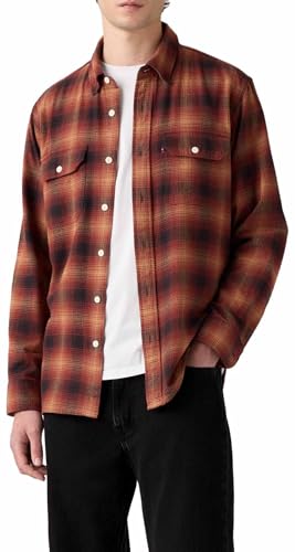Levi's Classic Worker Scottie Plaid Tobacco Bro – Ansicht 2