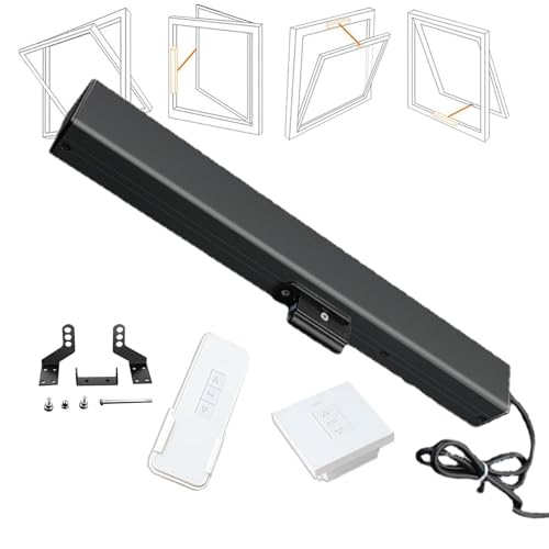 Actuador eléctrico de ventana 24V y 600N para automatizar claraboyas con interruptor