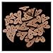 Produktbild Knöpfe 10. 0 stücke 20mm. Herzförmige hölzerne Nähstasten Scrapbooking DIY. Braunholz 2 Löcher-Taste for Handwerk Scrapbooking-Zubehör (Color : 100PCS)