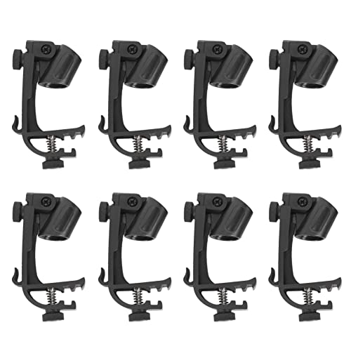 Microphone clip tambour antichoc pour support instrument musique 8 pièces