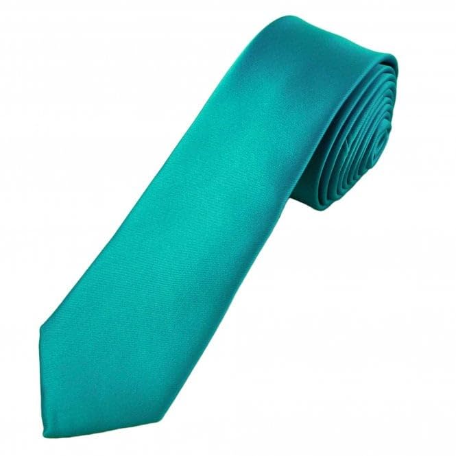 Image of Men's Satin Slim Necktie for Formal Wear | Premium Solid Tie for Office, Wedding, Business Meetings, Party & Interview | Stylish Silk Feel Neck Tie for Men with Pocket Square