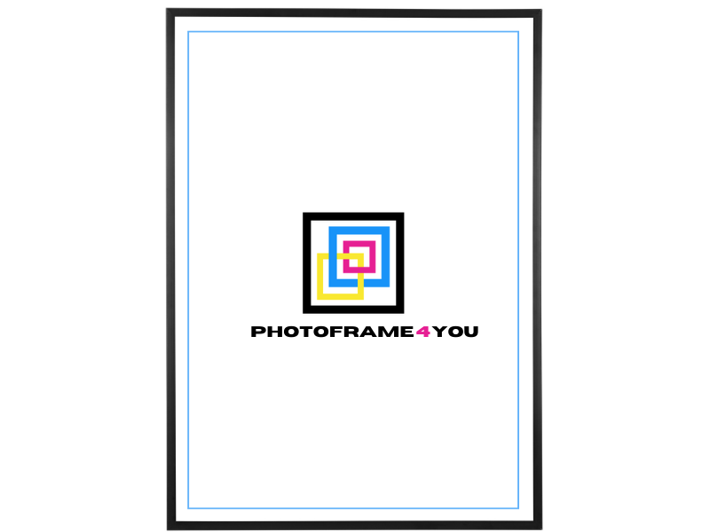 Cadre Photo 3-B A3 (29.7x42cm) Noir - Avec Verre Acrylique | Pour Affiches Et Photos | Mural Ou Sur Table