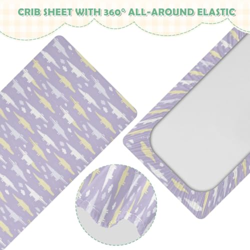 Housse de matelas imperméable motif gothique violet durable