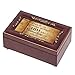 All Things Through Him Philipians 4:13 Rose Wood Finish Jewelry Music Box Plays Canon in D