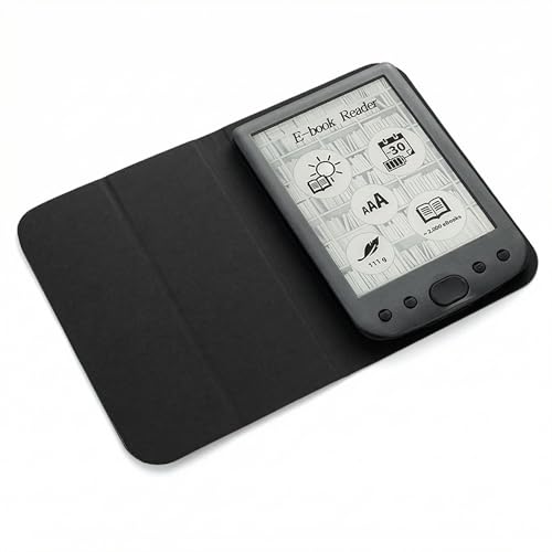 Fabater 6 Inch E Reader, 800 x 600 HD Ink Screen High Resolution Ebook Reader, Reading Tablet with Large Touch Screen Adjustable Brightness for PDF TXT DOC EPUB MOBI Support (16GB)