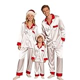 Genérico Pijama Navidad Familia Conjunto Familiar, Perfecto para Regalo