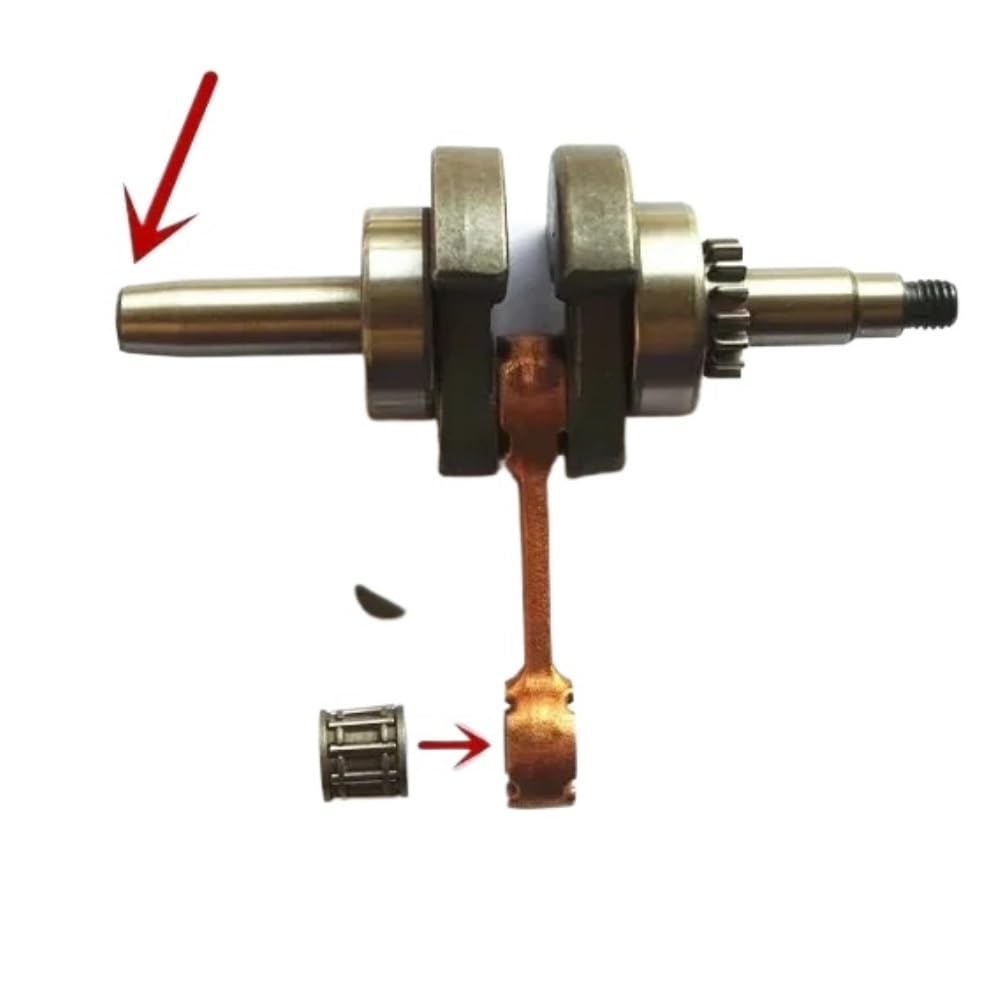 Cojinete De Agujas del Cigüeñal, Llave Woodruff Apta For Motor EH035, Desbrozadora, Recortadora, Eje De Manivela