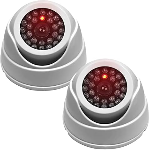JUSTOP Twin Pack Dummy CCTV Cameras Cover