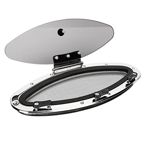 Fenêtre de bateau ovale en verre trempé SEAFRONT pour hublot de yacht