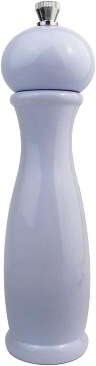 Salt and Pepper Grinder Set Pepper Grinder Refill Pepper Grinder Wooden Salt and Pepper Mills,Shakers with Adjustable Ceramic Core,Classic Salt Grinder and Pepper Mill (Color : Blue)