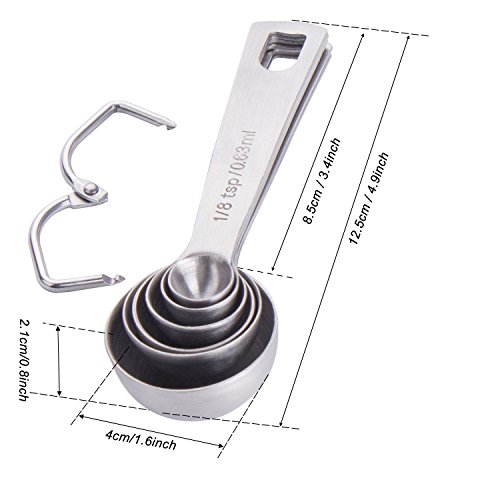 Diealles Cucchiai Dosatori 6PCS Cucchiaio