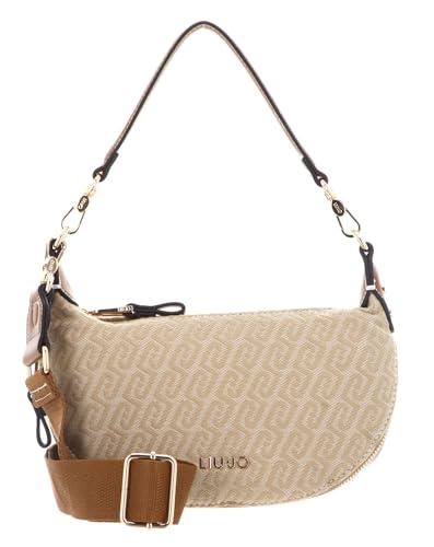 Liu Jo bolso de hombro Kaliska con acabados premium en beige Naturale