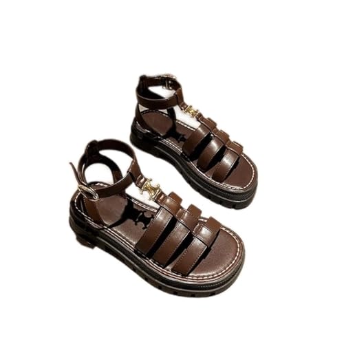 Women's Sandals Retro Platform Sandals Woven Leather Outdoor Sandals Women's Shoes