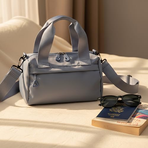 Image of POPCUBE Women's Compact Sling Bag & Hand Purse Combo | Detachable Strap Shoulder Bag with 2 Compartments | (28cmx12cmx18cm) Stylish Handbag with Strong Handles for Travel, Shopping & Daily Use