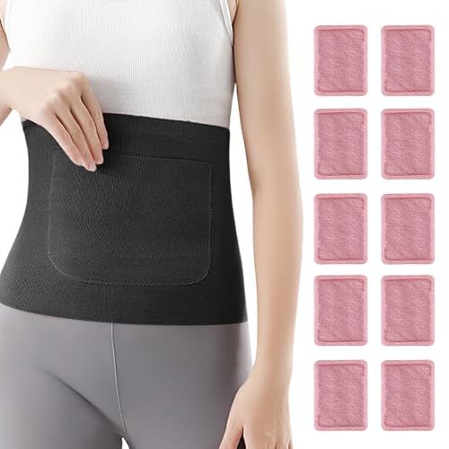 Calentador de estómago portátil y cinturón térmico unisex para frío