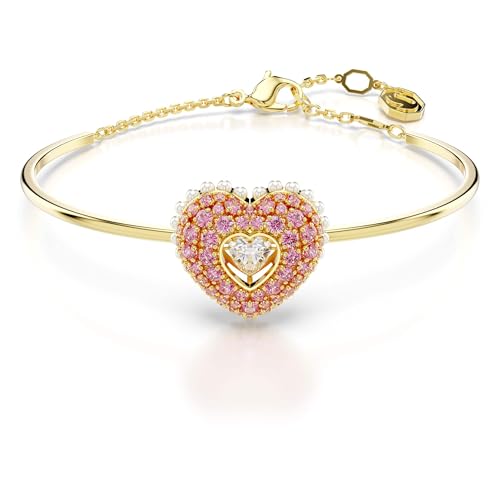 Bracelet en forme de cœur Swarovski Hyperbola 5687258 en cristal blanc