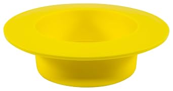 Caplugs WWX-230 WWX Series Plastic Tapered Cap & Plug w/Extra Wide & Thick Flange, 12 Pack, Yellow LD-PE, Flange OD 3.79" x Plug ID 2.290", Threaded, Non-Threaded Protection, Masking 99391428