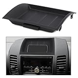 PIT66 Gary Upper Dash Bezel Storage Box Compatible with Nissan Xterra 2005-2013/ Pathfinder 2005-2012/ Frontier 2005-2017 (Without Silver Trim/ 6-Cd Changer/Premium Audio) 68252ZS40C