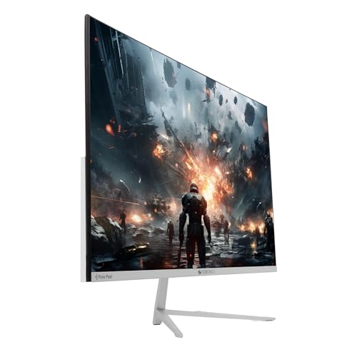 Image of ZEBRONICS A27FHD LED, Gaming Monitor, 27 inch (68.58cm), 300 nits, 165hz, Slim Design, FHD, 1080p, Wall Mountable, HDMI, DisplayPort, USB Port, Metal Stand, Built-in Speakers