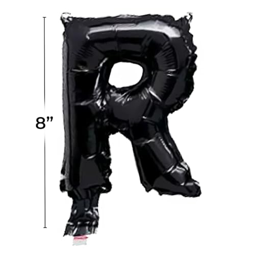 Black Fortnite Victory Royale, 8" - 1 Count | Foil Letter Balloon Banner Epic Party Decor Bold Design - Thumbnail 2