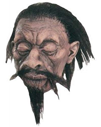 Voodoo Shrunken Head Hanging Halloween Prop Decoration, 6 Inch