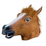 Vielseitig Einsetzbar: Egal ob als Teil eines Kostüms oder als humorvolles Accessoire auf Partys – diese Pferdemaske ist ein garantierter Blickfang.
