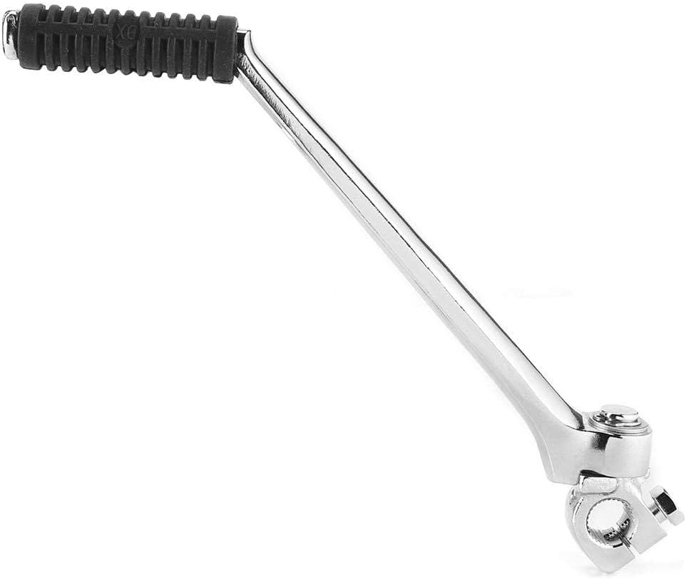 Steel Alloy Kick Starter Lever, 280mm Length, 16mm Diameter, Anti-Slip Rubber Design for PIT PRO Trail Dirt Bike 150c 250