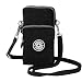 Produktbild Damen-Umhängetasche, Handy-Armband, Schultertasche, für iPhone 16 Pro, 15, 14, 13 Pro Max, Samsung Galaxy A15, A35, A25, A55, S25+, Google Pixel 9, 8a, 7, 6, Motorola Edge 60 Pro/Fusion, Schwarz