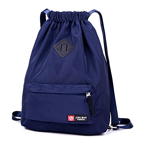 MILASIA Mochila con cordón de Bolsa de Deporte Oxford Unisex para natación/Surf/Viajes/Senderismo/Yoga