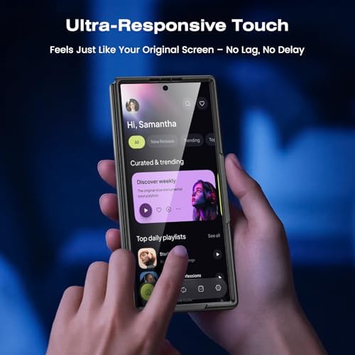 Caka for Galaxy Z Fold 8 Ultra Front Frame with Built-in Screen Protector - 4
