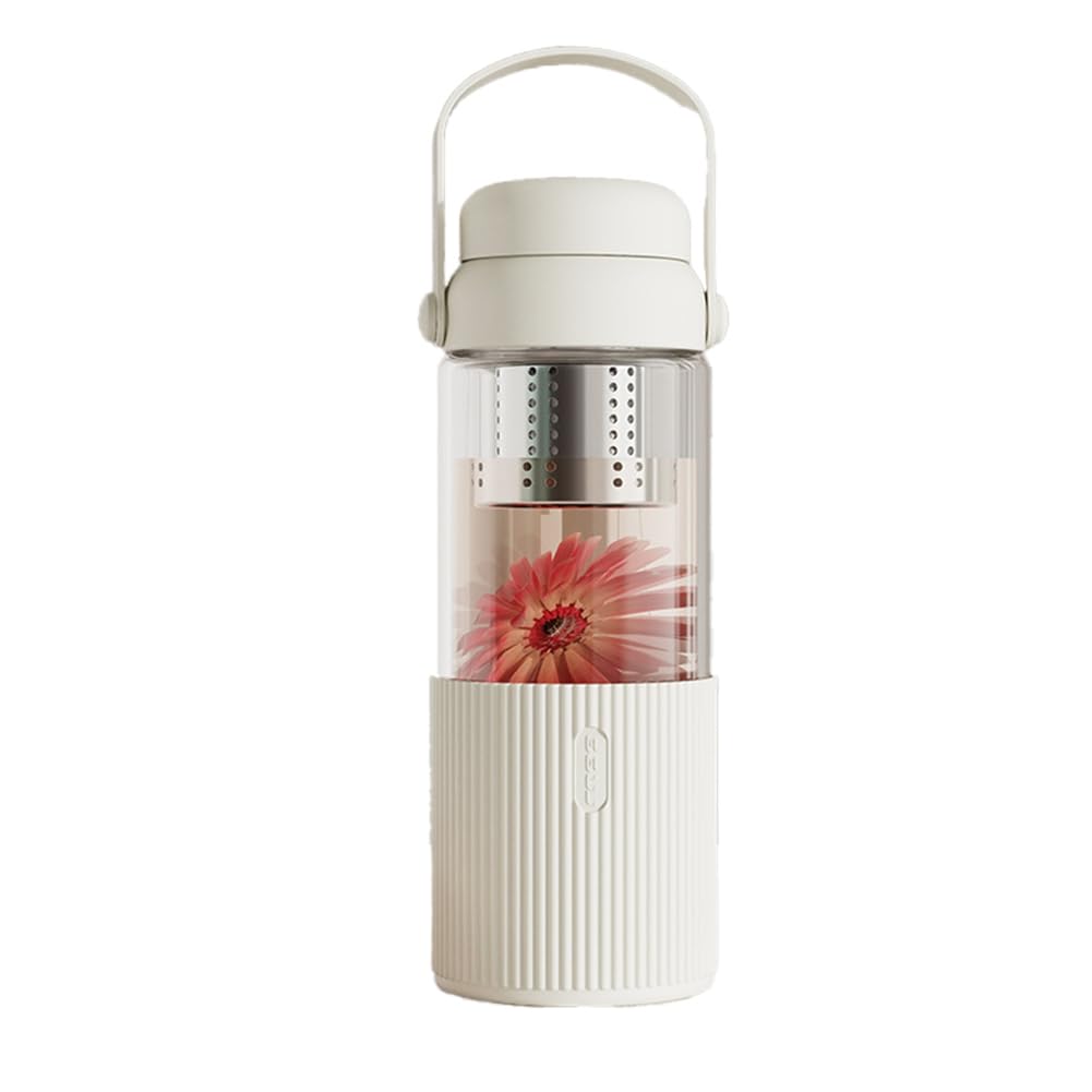 CTRLZS Transparent Glass Coffee Mug Multi-Use Drinkware for Coffee Includes Tea Filter A
